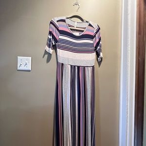 Multi-colored brand new maxi dress with tag